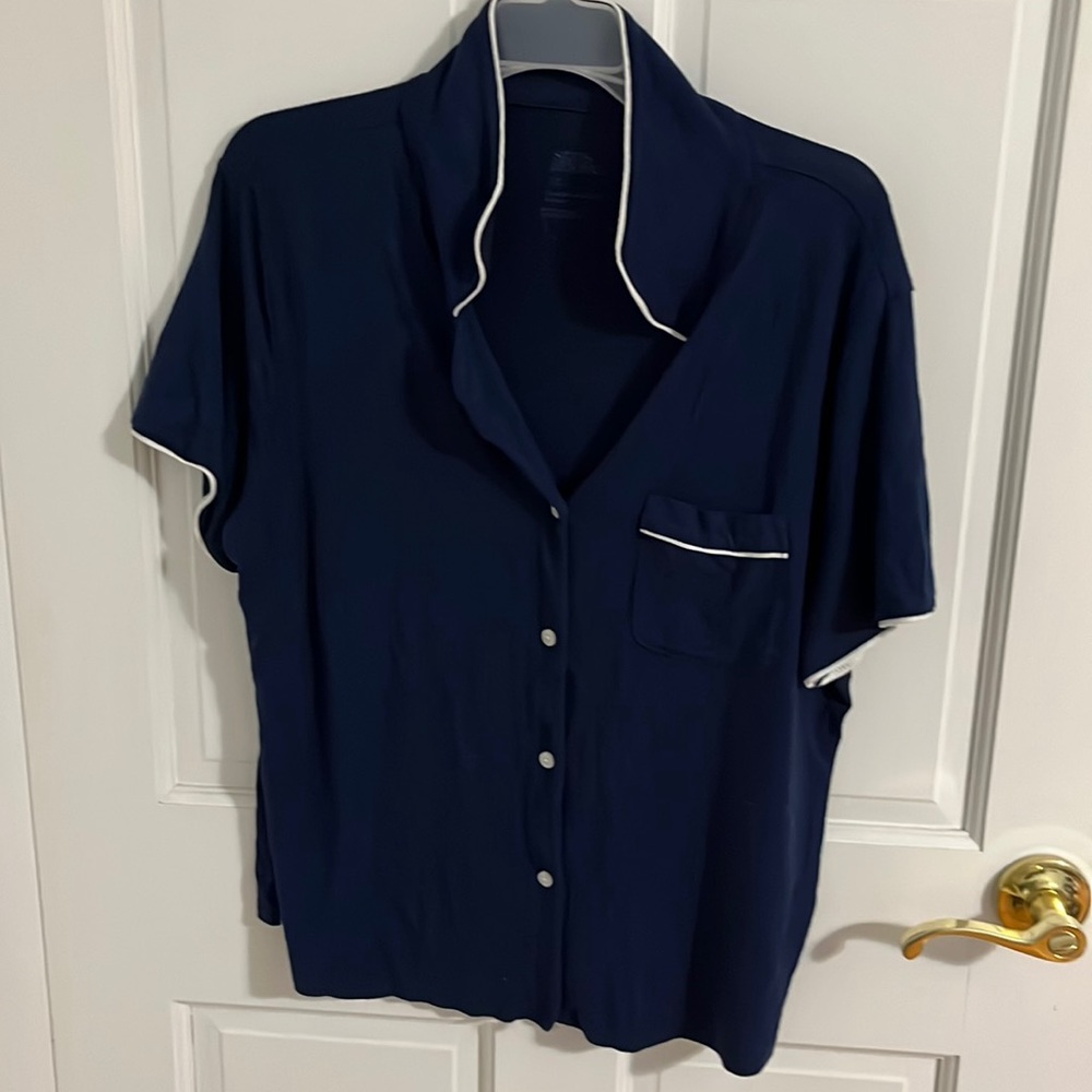 Stars Above- pajama top. Size large. SUPER SOFT! Button up.